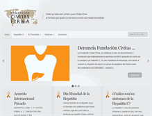 Tablet Screenshot of fundacioncivitas.org